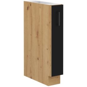 Kuchyňská skříňka Molly 15 D CARGO BB černá/dub artisan Kuchyňská skříňka Molly 15 D CARGO BB černá/dub artisan