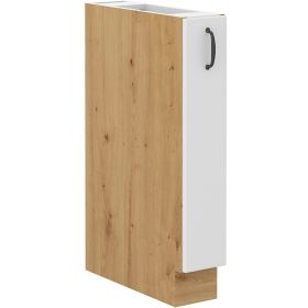 Kuchyňská skříňka Stipe 15 D CARGO BB bílá/dub artisan Kuchyňská skříňka Stipe 15 D CARGO BB bílá/dub artisan