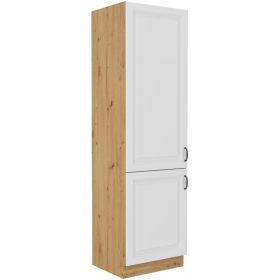 Kuchyňská skříňka Stipe 60 LO 210 2F bílá/dub artisan Kuchyňská skříňka Stipe 60 LO 210 2F bílá/dub artisan