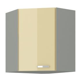 Kuchyňská skříňka Karpo 58x58 GN 72 1F krémový lesk/šedá Kuchyňská skříňka Karpo 58x58 GN 72 1F krémový lesk/šedá