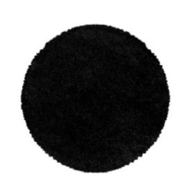 Kusový koberec Sydney Shaggy 3000 black kruh - 200x200 (průměr) kruh cm Kusový koberec Sydney Shaggy 3000 black kruh - 200x200 (průměr) kruh cm