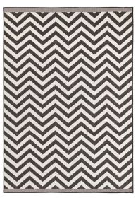 Kusový koberec Twin Supreme 103433 Palma black creme – na ven i na doma - 80x350 cm Kusový koberec Twin Supreme 103433 Palma black creme – na ven i na doma - 80x350 cm
