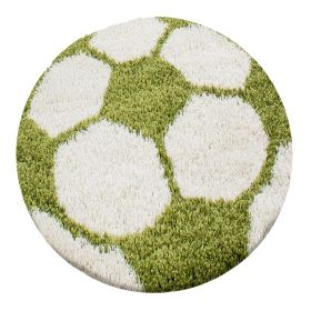Dětský kusový koberec Fun 6001 green - 120x120 (průměr) kruh cm Dětský kusový koberec Fun 6001 green - 120x120 (průměr) kruh cm