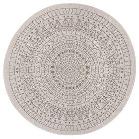 Kusový koberec Twin-Wendeteppiche 105475 Linen kruh – na ven i na doma - 200x200 (průměr) kruh cm Kusový koberec Twin-Wendeteppiche 105475 Linen kruh – na ven i na doma - 200x200 (průměr) kruh cm
