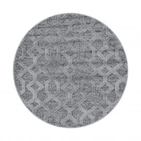 Kusový koberec Pisa 4702 Grey kruh - 120x120 (průměr) kruh cm Kusový koberec Pisa 4702 Grey kruh - 120x120 (průměr) kruh cm
