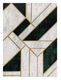 Kusový koberec Emerald 1015 green and gold - 120x170 cm Kusový koberec Emerald 1015 green and gold - 120x170 cm