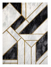 Kusový koberec Emerald 1015 black and gold - 80x150 cm Kusový koberec Emerald 1015 black and gold - 80x150 cm