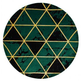 Kusový koberec Emerald 1020 green and gold kruh - 160x160 (průměr) kruh cm Kusový koberec Emerald 1020 green and gold kruh - 160x160 (průměr) kruh cm
