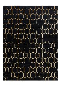 Kusový koberec Gloss 407C 86 glamour black/gold - 160x220 cm Kusový koberec Gloss 407C 86 glamour black/gold - 160x220 cm