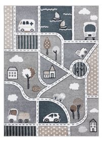 Dětský kusový koberec Fun Strade grey - 180x270 cm Dětský kusový koberec Fun Strade grey - 180x270 cm