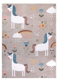 Dětský kusový koberec Fun Unicorn with rainbow beige - 160x220 cm Dětský kusový koberec Fun Unicorn with rainbow beige - 160x220 cm