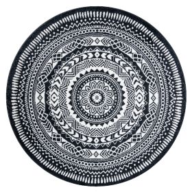 Kusový koberec Napkin black kruh - 200x200 (průměr) kruh cm Kusový koberec Napkin black kruh - 200x200 (průměr) kruh cm