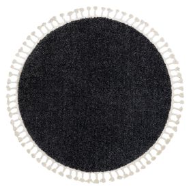 Kusový koberec Berber 9000 grey kruh - 120x120 (průměr) kruh cm Kusový koberec Berber 9000 grey kruh - 120x120 (průměr) kruh cm