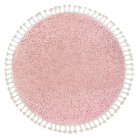 Kusový koberec Berber 9000 pink kruh - 120x120 (průměr) kruh cm Kusový koberec Berber 9000 pink kruh - 120x120 (průměr) kruh cm