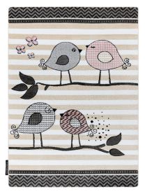 Dětský kusový koberec Petit Birds cream - 160x220 cm Dětský kusový koberec Petit Birds cream - 160x220 cm