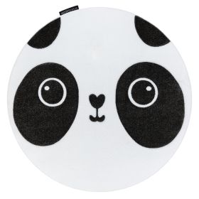 Dětský kusový koberec Petit Panda white kruh - 140x140 (průměr) kruh cm Dětský kusový koberec Petit Panda white kruh - 140x140 (průměr) kruh cm
