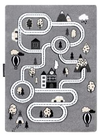 Dětský kusový koberec Petit Town streets grey - 200x290 cm Dětský kusový koberec Petit Town streets grey - 200x290 cm