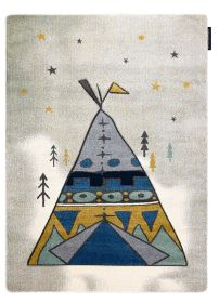 Dětský kusový koberec Petit Tipi grey - 140x190 cm Dětský kusový koberec Petit Tipi grey - 140x190 cm