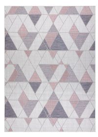 Kusový koberec Sion Sisal Triangles B3006A ecru/pink – na ven i na doma - 200x290 cm Kusový koberec Sion Sisal Triangles B3006A ecru/pink – na ven i na doma - 200x290 cm