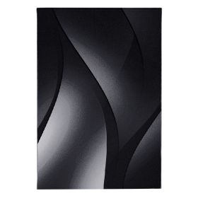 Kusový koberec Plus 8010 black - 80x300 cm Kusový koberec Plus 8010 black - 80x300 cm
