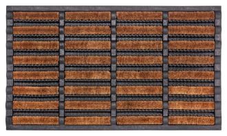Venkovní čistící rohož Mix Mats Brushes 105647 Black Cocos - na ven i na doma - 45x75 cm Venkovní čistící rohož Mix Mats Brushes 105647 Black Cocos - na ven i na doma - 45x75 cm