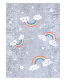 Dětský kusový koberec Junior 52063.801 Rainbow grey - 160x220 cm Dětský kusový koberec Junior 52063.801 Rainbow grey - 160x220 cm