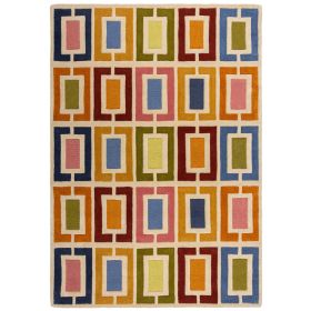 Ručně všívaný kusový koberec Illusion Retro Blocks Multi - 80x150 cm Ručně všívaný kusový koberec Illusion Retro Blocks Multi - 80x150 cm