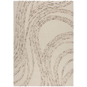 Kusový koberec Memphis Abstract Swirl Natural/Brown - 120x170 cm Kusový koberec Memphis Abstract Swirl Natural/Brown - 120x170 cm