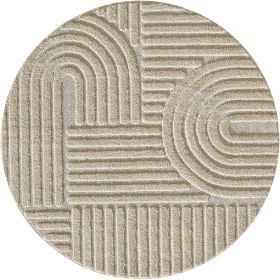 Kusový koberec Art 1121 Beige kruh - 160x160 cm Kusový koberec Art 1121 Beige kruh - 160x160 cm