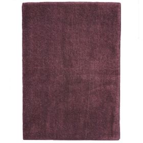 Ručně všívaný kusový koberec Asra wool tm. fialová - 60x110 cm Ručně všívaný kusový koberec Asra wool tm. fialová - 60x110 cm