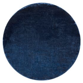 Kusový koberec Visco Rabbit Dark blue 10 kruh - 160x160 (průměr) kruh cm Kusový koberec Visco Rabbit Dark blue 10 kruh - 160x160 (průměr) kruh cm