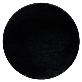 Kusový koberec Visco Rabbit Black 5 kruh - 120x120 (průměr) kruh cm Kusový koberec Visco Rabbit Black 5 kruh - 120x120 (průměr) kruh cm
