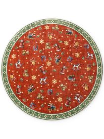 Kusový koberec Villeroy & Boch Toys delight 106499 Red Green kruh - 160x160 (průměr) kruh cm Kusový koberec Villeroy & Boch Toys delight 106499 Red Green kruh - 160x160 (průměr) kruh cm
