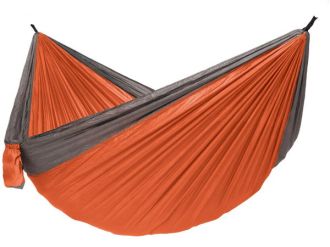 Houpací síť pro dva Camping oranžový Houpací síť pro dva Camping oranžový