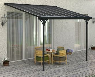 Pergola PIERCE 440 CM šedé stínění Pergola PIERCE 440 CM šedé stínění