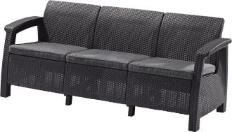 Trojitá sofa TRAMONTI grafit Trojitá sofa TRAMONTI grafit