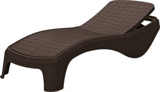 Lehátko ERGONOMIC tmavě hnědé Lehátko ERGONOMIC tmavě hnědé