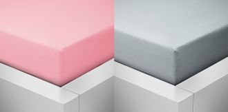 Prostěradlo Jersey Multipack do postýlky 60x120 cm světle šedá, růžová Prostěradlo Jersey Multipack do postýlky 60x120 cm světle šedá, růžová