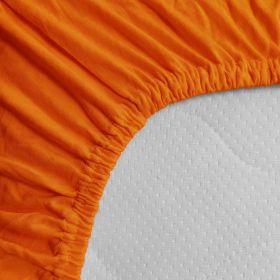 Prostěradlo Jersey do postýlky 70x140 cm oranžová Prostěradlo Jersey do postýlky 70x140 cm oranžová
