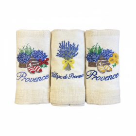 Set bavlněných utěrek Provence Set bavlněných utěrek Provence