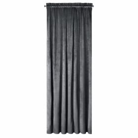 Závěs Velvet 140x250 cm tmavě šedý Závěs Velvet 140x250 cm tmavě šedý