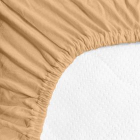 Prostěradlo Jersey Lux do postýlky 60x120 cm béžová Prostěradlo Jersey Lux do postýlky 60x120 cm béžová