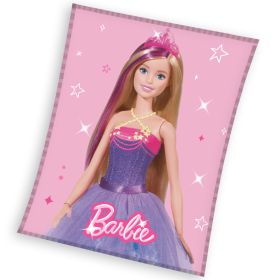Carbotex Dětská deka Barbie Princezna 150x200 cm Carbotex Dětská deka Barbie Princezna 150x200 cm