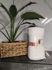 Osuška mikrovlákno Jezevčík 70x140 cm krémová Osuška mikrovlákno Jezevčík 70x140 cm krémová
