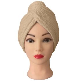 Turban na vlasy vafle, béžový Turban na vlasy vafle, béžový