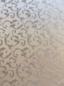 Vánoční ubrus se zlatým zdobením 120x140 cm krémový Vánoční ubrus se zlatým zdobením 120x140 cm krémový