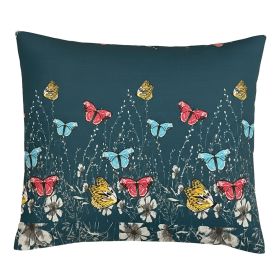 Povlak na polštář Efira tyrkysová 70x90 cm, knoflíky Povlak na polštář Efira tyrkysová 70x90 cm, knoflíky