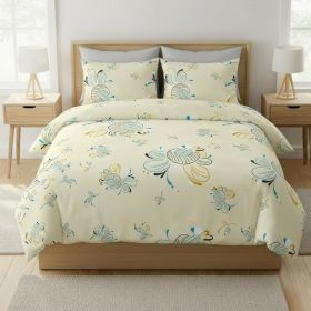 Povlečení mikrosatén TRANA krémové Povlečení mikrosatén TRANA krémové