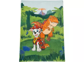 Dětská deka Tlapková Patrola Marshall a Dinosaurus 130x170 cm