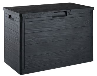WOODYS zahradní plastový úložný box 160 L - grafit WOODYS zahradní plastový úložný box 160 L - grafit